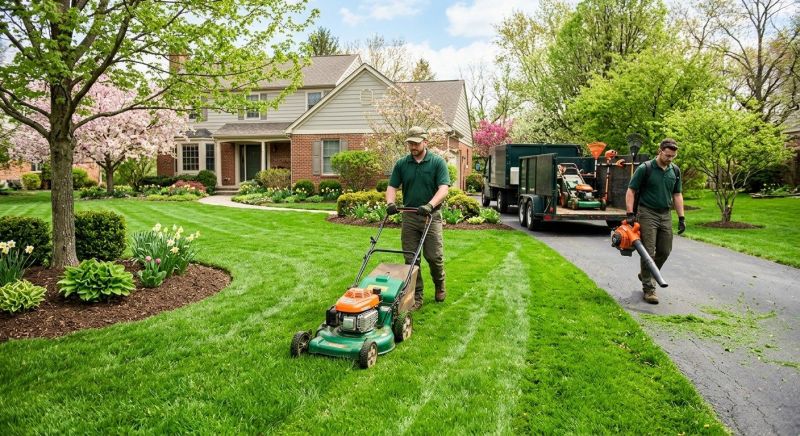 Routine Lawn Maintenance in Bowie, MD