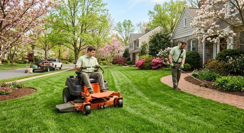 Slope Mowing in Bowie, MD